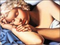 femme endormie 1935 contemporain Tamara de Lempicka